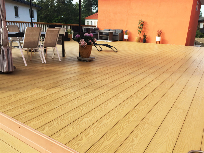 Waterproof, anti-corrosion outdoor wood plastic flooring for balconies 