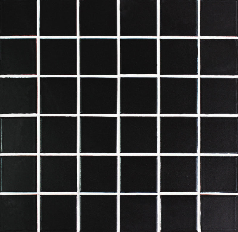 Cheap square pink white blue mixed matte glossy ceramic swimming pool tiles 2x2 