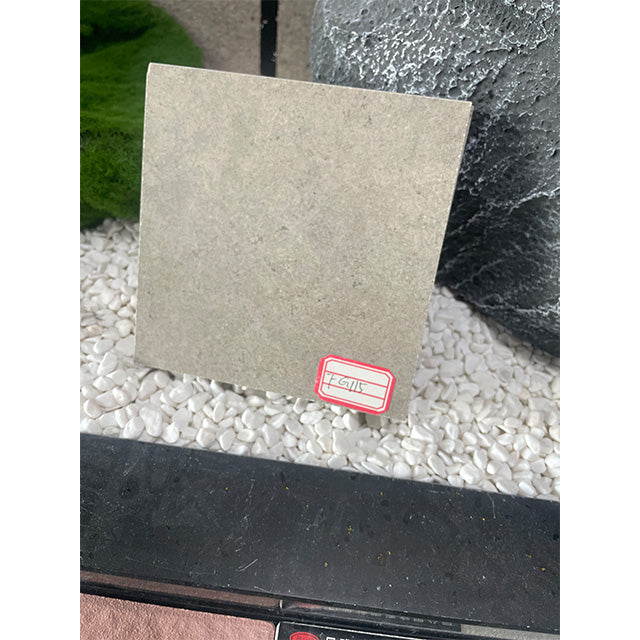 Modern design ceramic/glazed wall and floor tiles for outdoor landscape, limestone cement gray as accent 