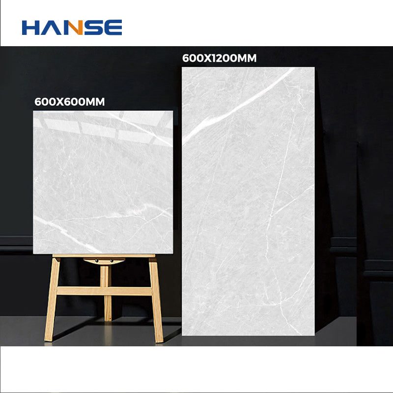 Gray Marble Ceramic Floor Tiles For Kitchen
