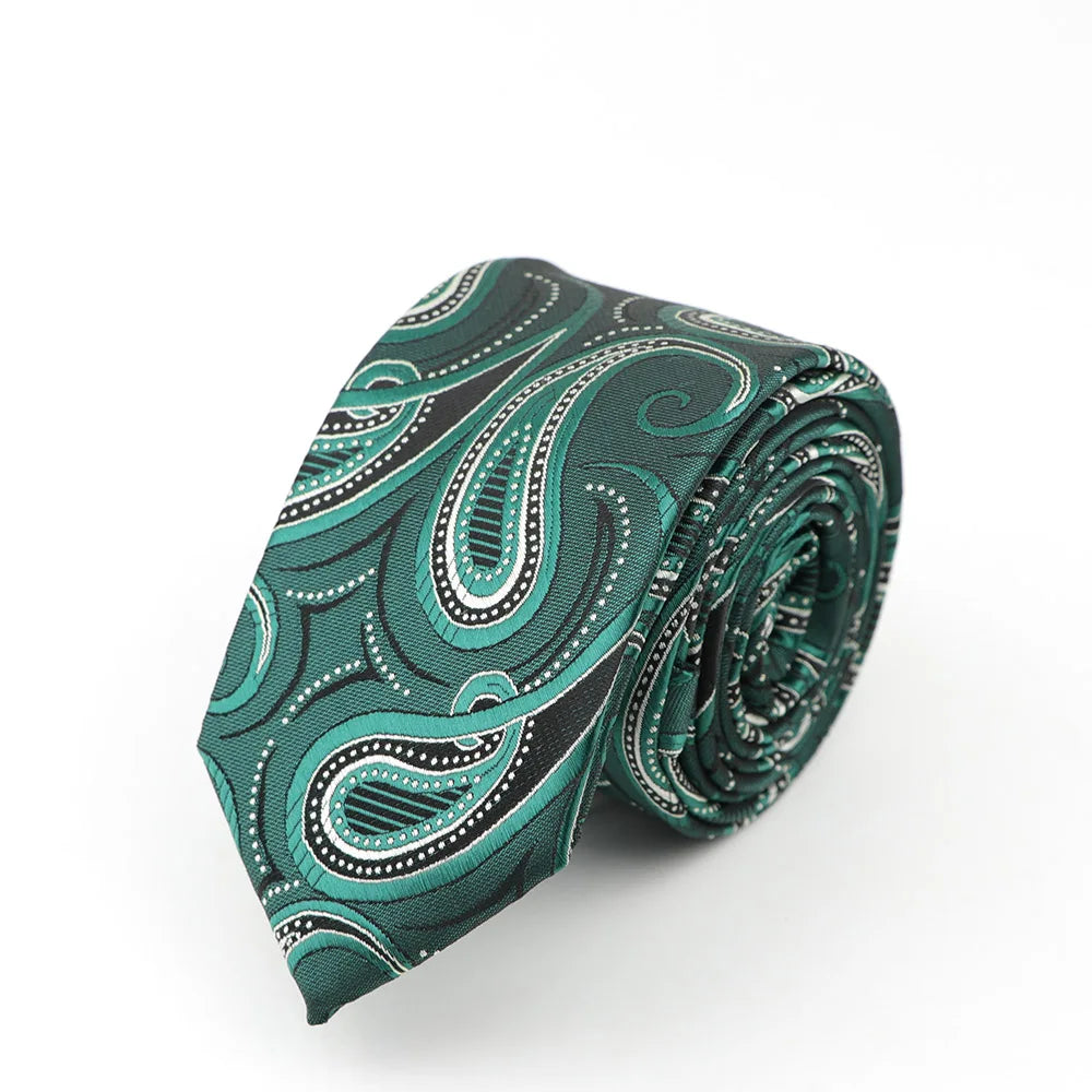 Cà Vạt Nam Công Sở Họa Tiết Thanh Lịch 6cm