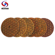 RIJILEI 4 Wet Diamond Grinding Disc For Granite &amp; Marble