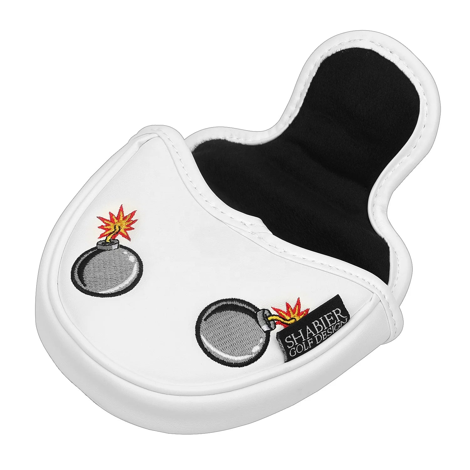 Shark Golf Club Cover - Embroidered PU Leather From Drop Shipping