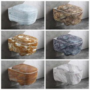 P Trap Eco-Friendly Wall-Hung Toilet Sanitary Ware Space-Saving One-Piece Ceramic Toilet Toilet 