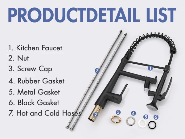 Solid Brass Black Industrial Camper Laundry Utility Rv Wet Bar Kitchen Faucet Kitchen Accessories Ceramic Modern Contemporary