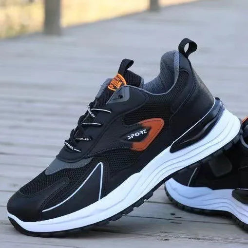 Giày Trượt Ván Da Trắng Đa Năng Cho Nam