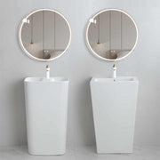 Modern sanitary ceramic wash basin Pedestal wash basin for bathroom 