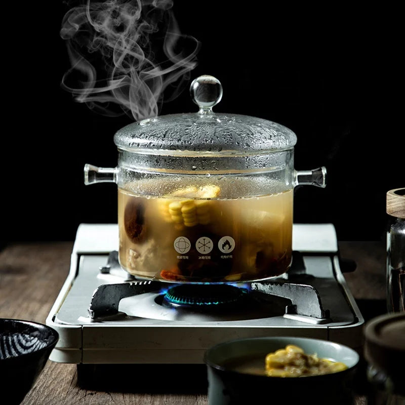 Heat Resistant Glass Bowl For Cooking Noodles Safe For Kitchen