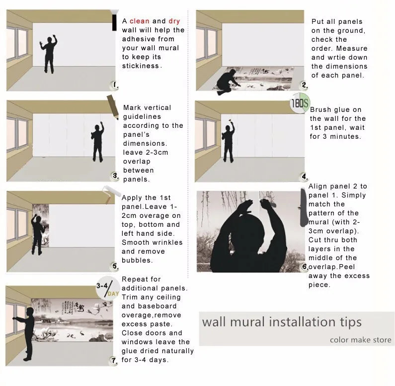 Custom Black and White Tropical Plant Tropical Wallpaper Mural for living Room TV Background 3d Stickers wall papers home decor