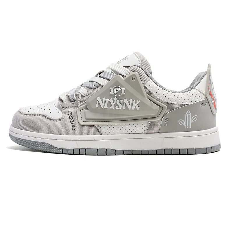 Custom Fashion Skateboarding Shoes Original Designer Logo Unisex Classic Flat Shoes Casual Walking Man Sneaker