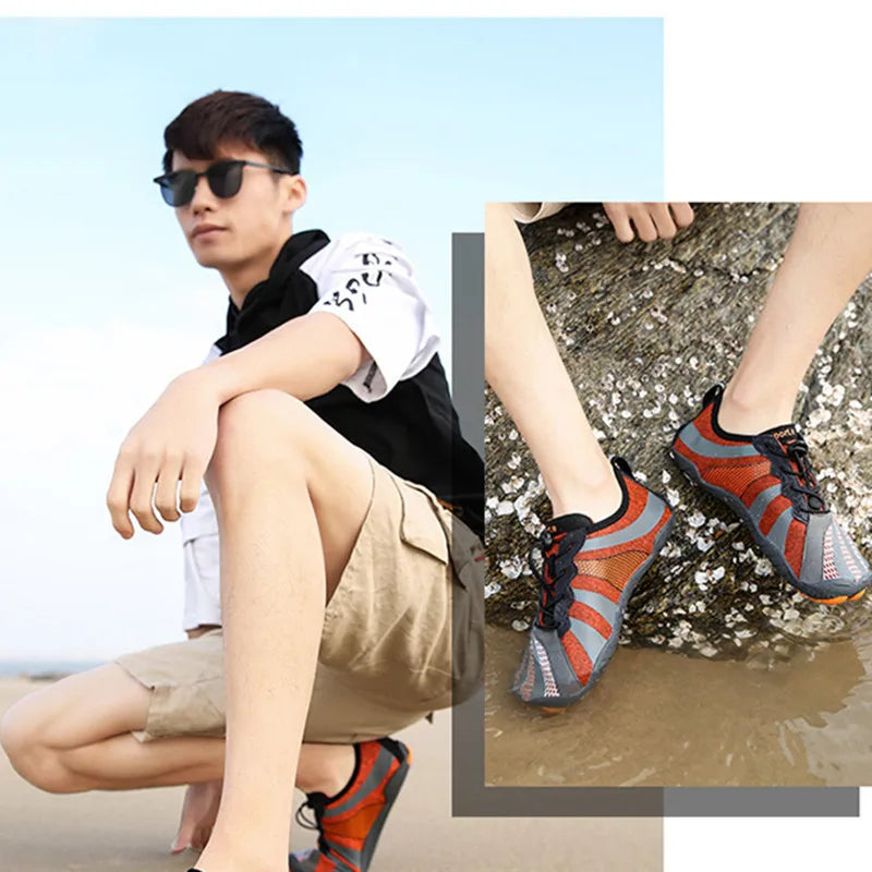 Giày Lội Nước Unisex Nhanh Khô, Nhẹ, Chống Trượt