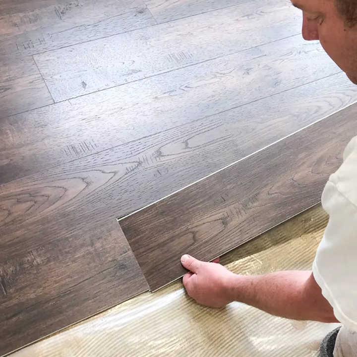 Spc Click Floor Waterproof Plastic Flooring 