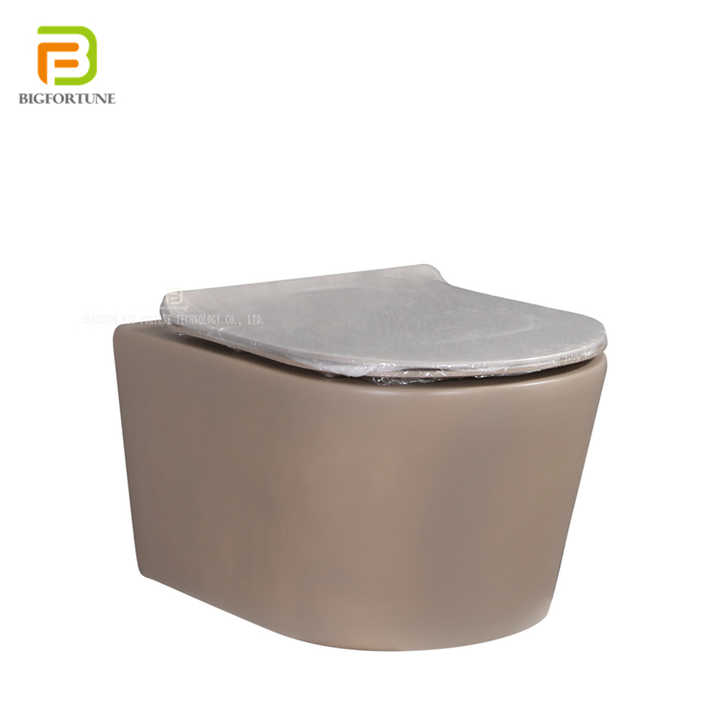 Modern Inodoro Suspendido Round Ceramic Wall-hung Toilet P-shaped Ceramic Wall-hung Toilet for Hotel Villa 
