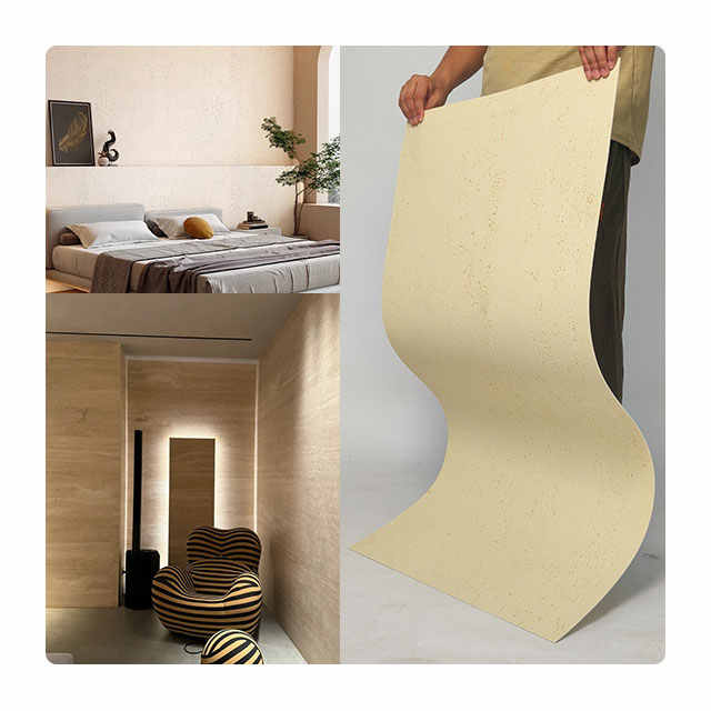 Flexible, Easy-to-Install Indoor/Outdoor Waterproof Artificial Stone Wall Panels, Country Broad Line Design for Interior Walls 