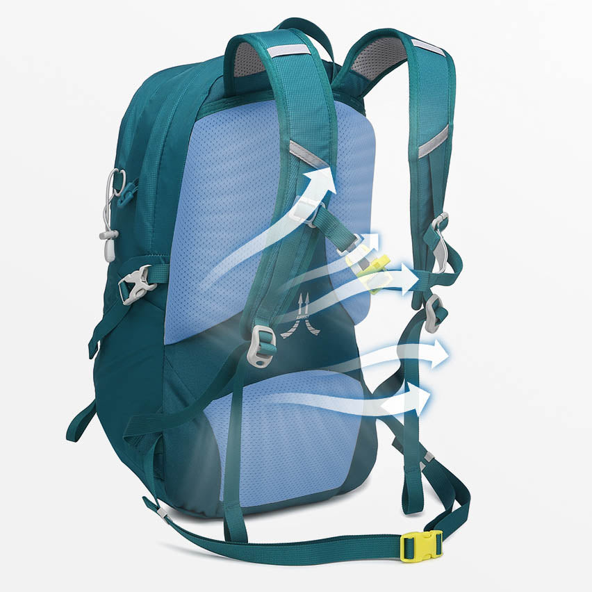 New 25L Nylon Backpack, Cross-Border, Waterproof, Ultra-Light, Foldable, for Men and Women Sports Travel 