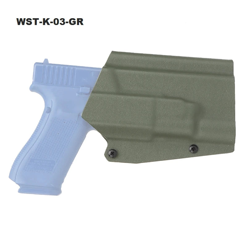 Kydex Holster for G17/19/19x/45 Inside Waistband Concealed Carry Holster Fit for G19x (Gen 1-5) Gun Holster X300 Light