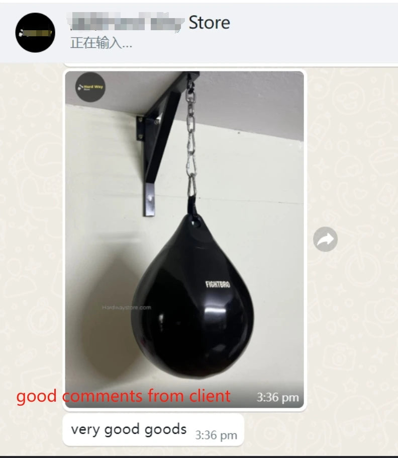 Fightbro F881 Wholesale Inches Training Fitness Heavy Water Filled Aqua Punching Boxing Bag