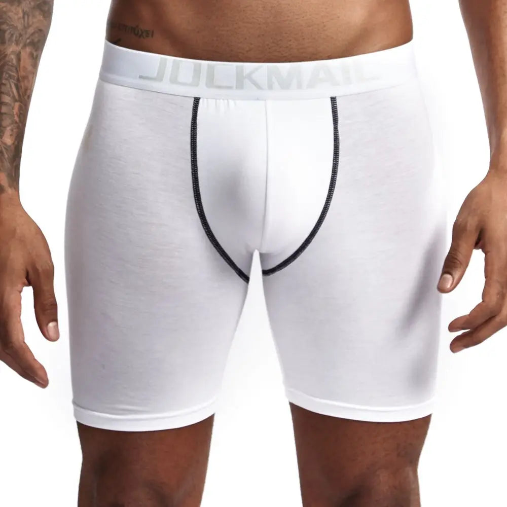 Men's Breathable Cotton Padded Butt Underwear with Removable Pads