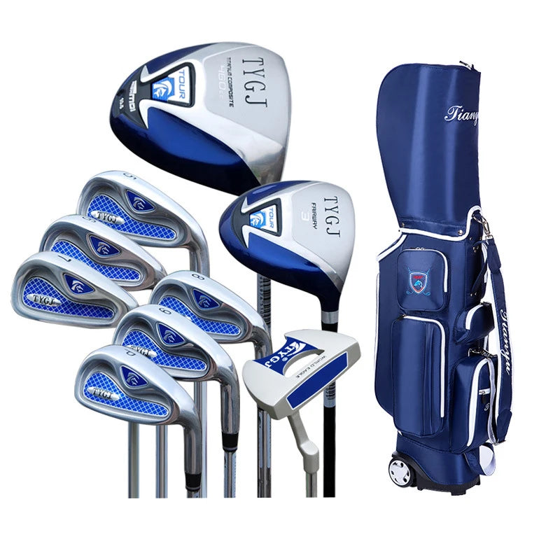 YIWU 13-Piece Men's Golf Club Set with Convenient Standing Bag
