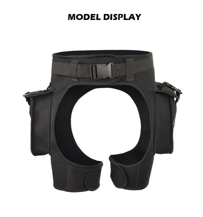 Quần bơi nam lặn co giãn, túi tiện dụng, dây đai