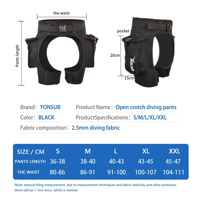 Quần bơi nam lặn co giãn, túi tiện dụng, dây đai