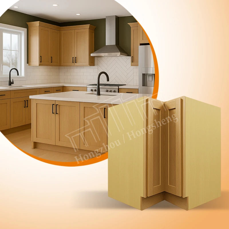 Modern Corner Kitchen Cabinets - Ready to Assemble - Free Delivery