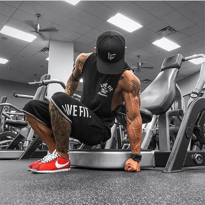 Áo Tank Top Nam Tập Gym Cotton Không Tay Thoáng Mát - Daisan Mart