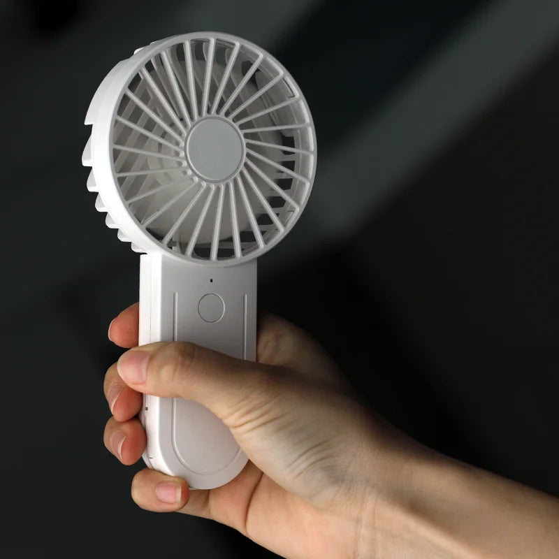 Low Price Hooking Mini Handheld Fan Usb Portable Handy Fan Rechargeable Handheld Fan for Outdoor Traveling