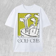 Golf Club T-Shirt 100% Cotton - 7 Colors, US Warehouse
