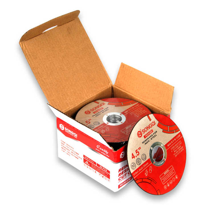 SongQi MOQ 115mm abrasive cutting disc for stainless steel with ISO certificate 