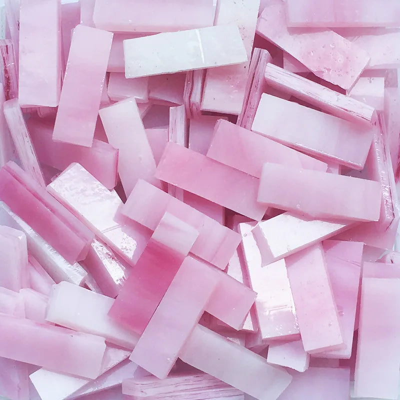 Thanh Mosaic Kính Tái Chế 7x21mm Trang Trí DIY 1000g