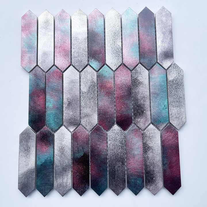 Modern hexagon mosaic tiles, marble mosaic, kitchen bathroom interior wall decoration, graphic design available 