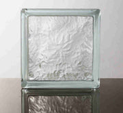 Hollow Crystal Glass Block Transparent Exterior Wall Art Partition Bathroom Custom Pattern Renovation 