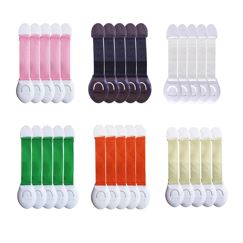 5PCs Door Lock Baby Safety Home Baby Protection Refrigerator Drawer Lock For Kids Safety Security Protector Baby Care - Daisan Mart