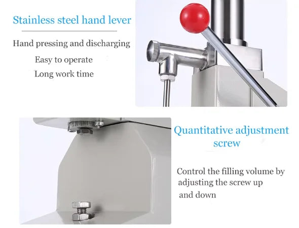 A03 Manual Hand Operated Water Oil Honey Alcohol Gel Filler Filling Machine  Shampoo Nail Polish  Liquid Paste Filling Machine - Daisan Mart