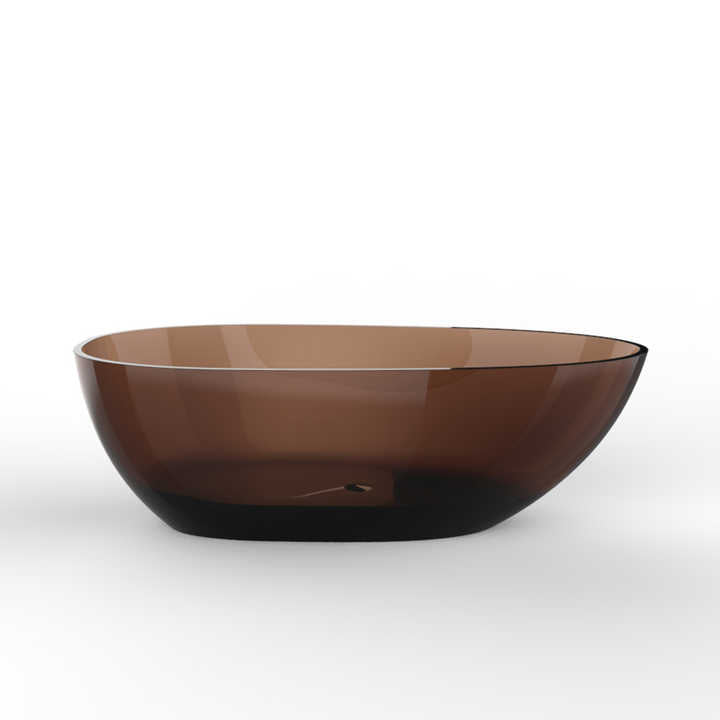 Modern luxury 1.7m standing plastic bathtub with water drain, hotel style hot tub, jacuzzi for family 