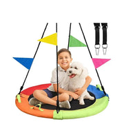 Zoshine  Four-color 48 Inch Fabric Tree Swing Strong Frame Max Capacity Safety for Kids Play in Public Green Space - Daisan Mart
