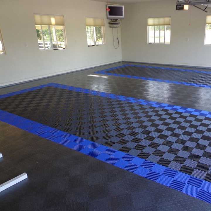 Factory sale Waterproof PP plastic floor tiles 400*400*18mm for car wash garage 
