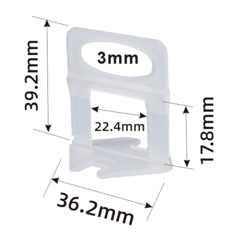Professional tile leveling system for flooring with wedges 