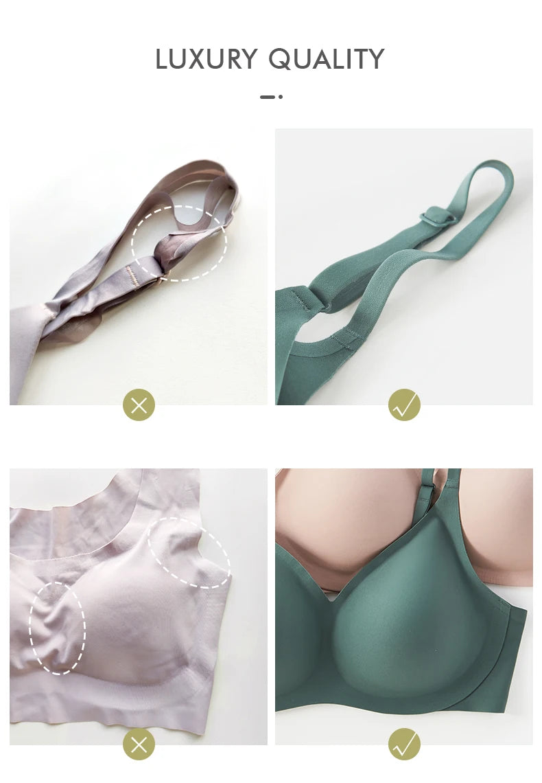 SUJIIN Ultra Thin Women's Underwire Push-Up Bra