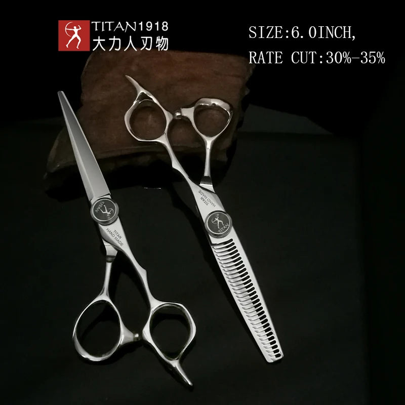 ###Professional Japanese TITAN Hair Cutting Scissors 5.5-6.0
