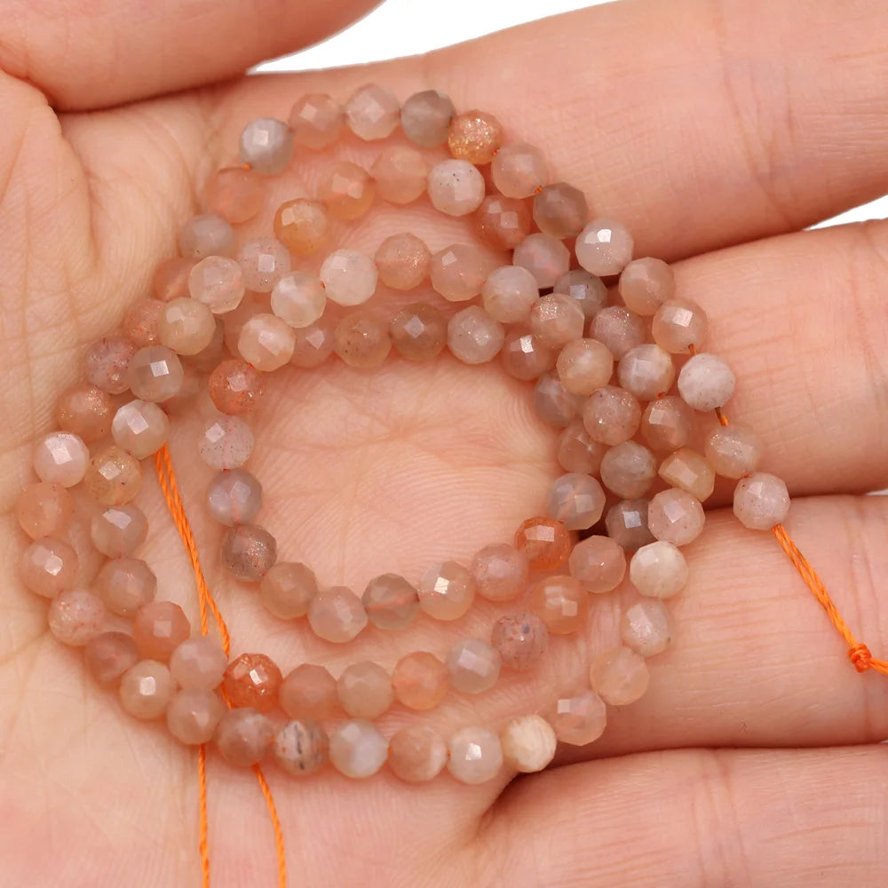 Natural 4mm Rose Quartz Beads Bracelet