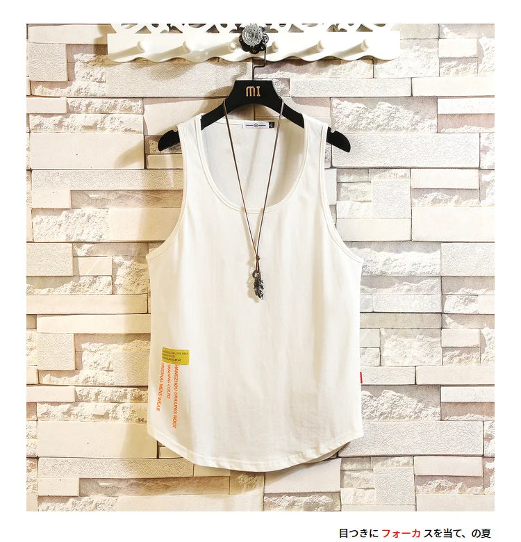 Áo Tanktop Thể Hình Nam, Vải Cotton Dáng Rộng Mùa Hè - Daisan Mart