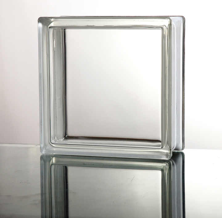 High quality, durable, super transparent fireproof hollow glass brick for outdoor and exterior wall window decoration 