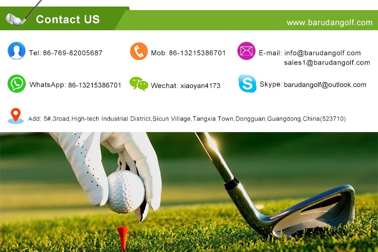 Groundhog Premium Embroidered Green Leather Golf Club Cover