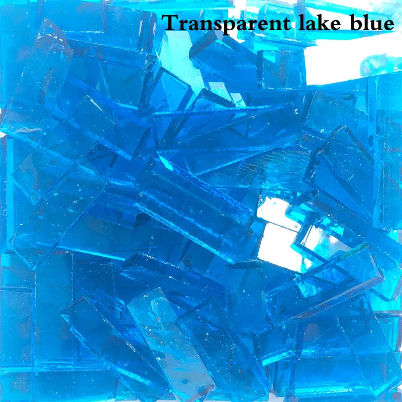 Thanh Mosaic Kính Tái Chế 7x21mm Trang Trí DIY 1000g