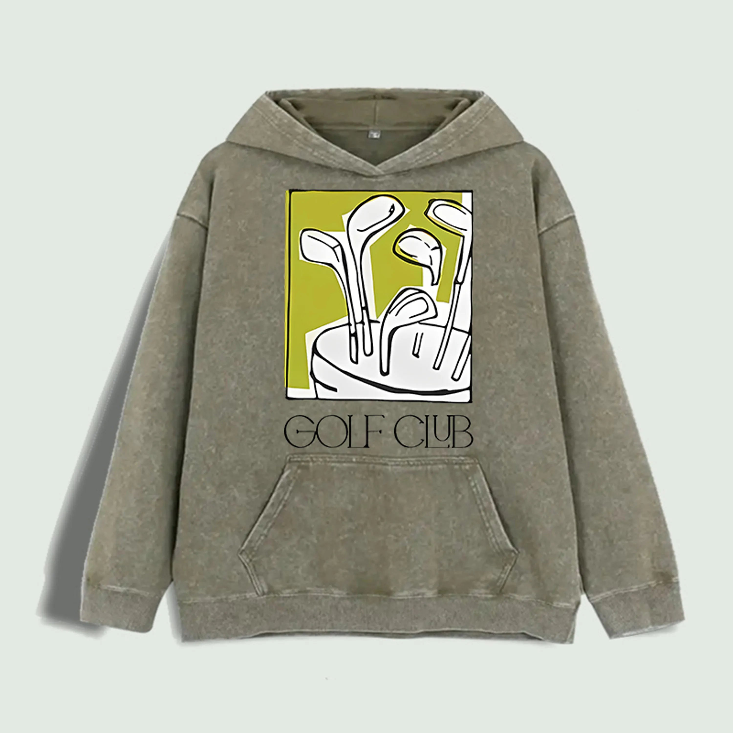 Golf Graphic Hoodie 100% Cotton - 6 Colors - Available in USA