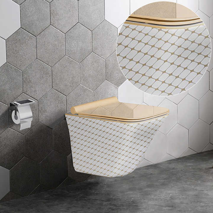 Modern wall hung toilet Sanitary ware Ceramic toilet Bathroom wall hung toilet 