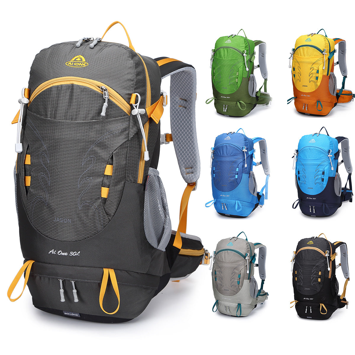 AIONE New Design 30 Liter Backpack Outdoor Sports Travel Climbing Camping Waterproof Hiking 