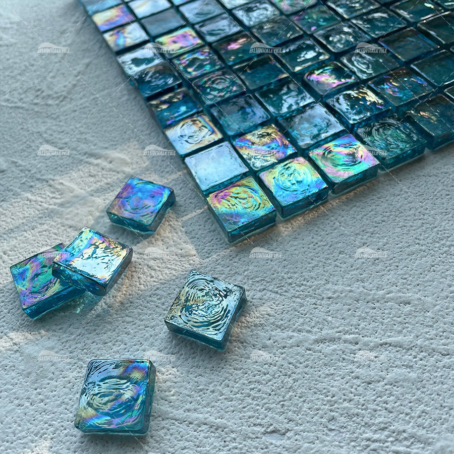 Swimming pool sauna glass mosaic tiles one stop supplier Bluwhale 